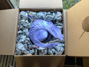 自動車排気ガス測定器の梱包