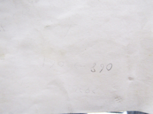 電界強度測定器 取扱説明書 染み 書き込み跡