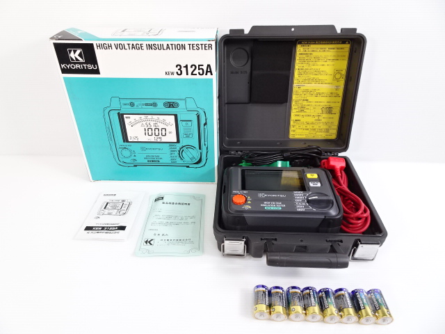 共立電気計器 KEW3125 デジタル高圧絶縁抵抗計 買取