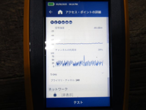 FLUKE フルーク ネットワーク・オートテスター 簡易動作確認